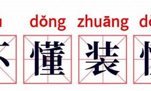 表示不懂装懂的成语_表示不懂装懂的成语有哪些